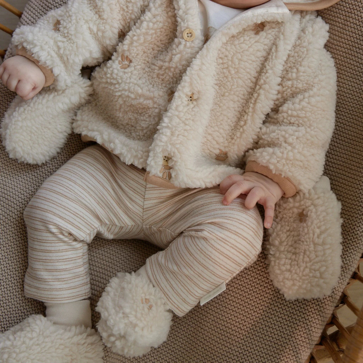 Babbucce teddy in cotone organico - Neonato - 100% COTONE ORGANICO - LITTLE DUTCH CL26099906