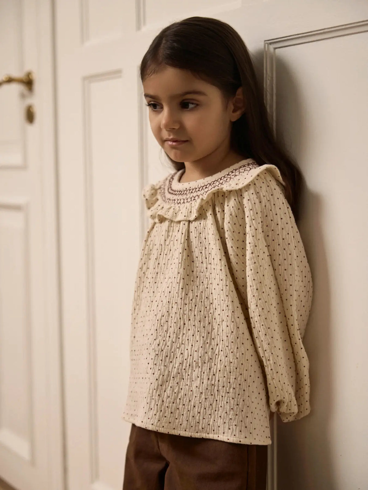 blusa con colletto - BAMBINA - 100% COTONE ORGANICO - LIL ATELIER 13261872