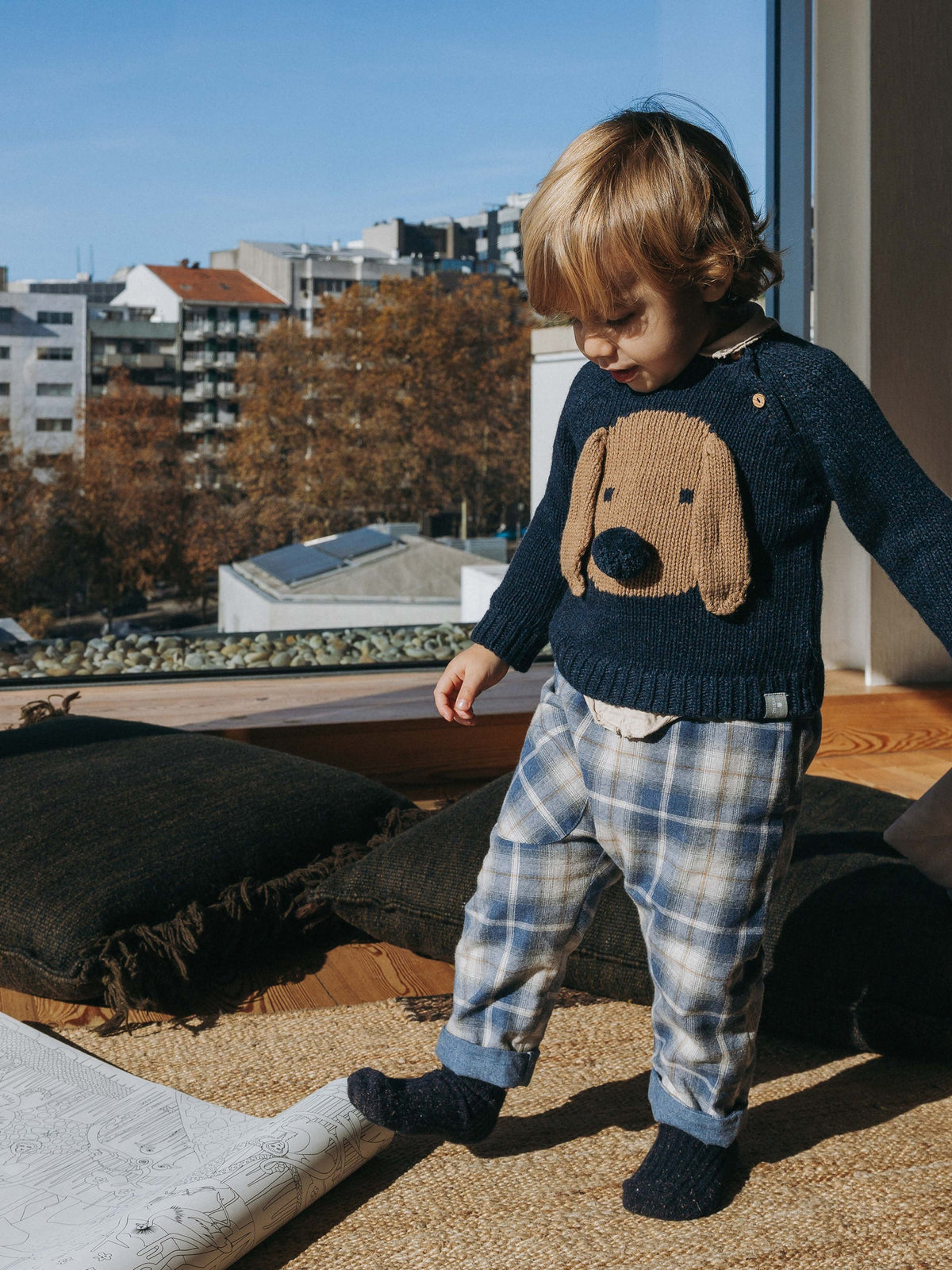 MAGLIONCINO ORECCHIE - BAMBINO - lana-viscosa-cashmere - SNUG 934AY6W005140