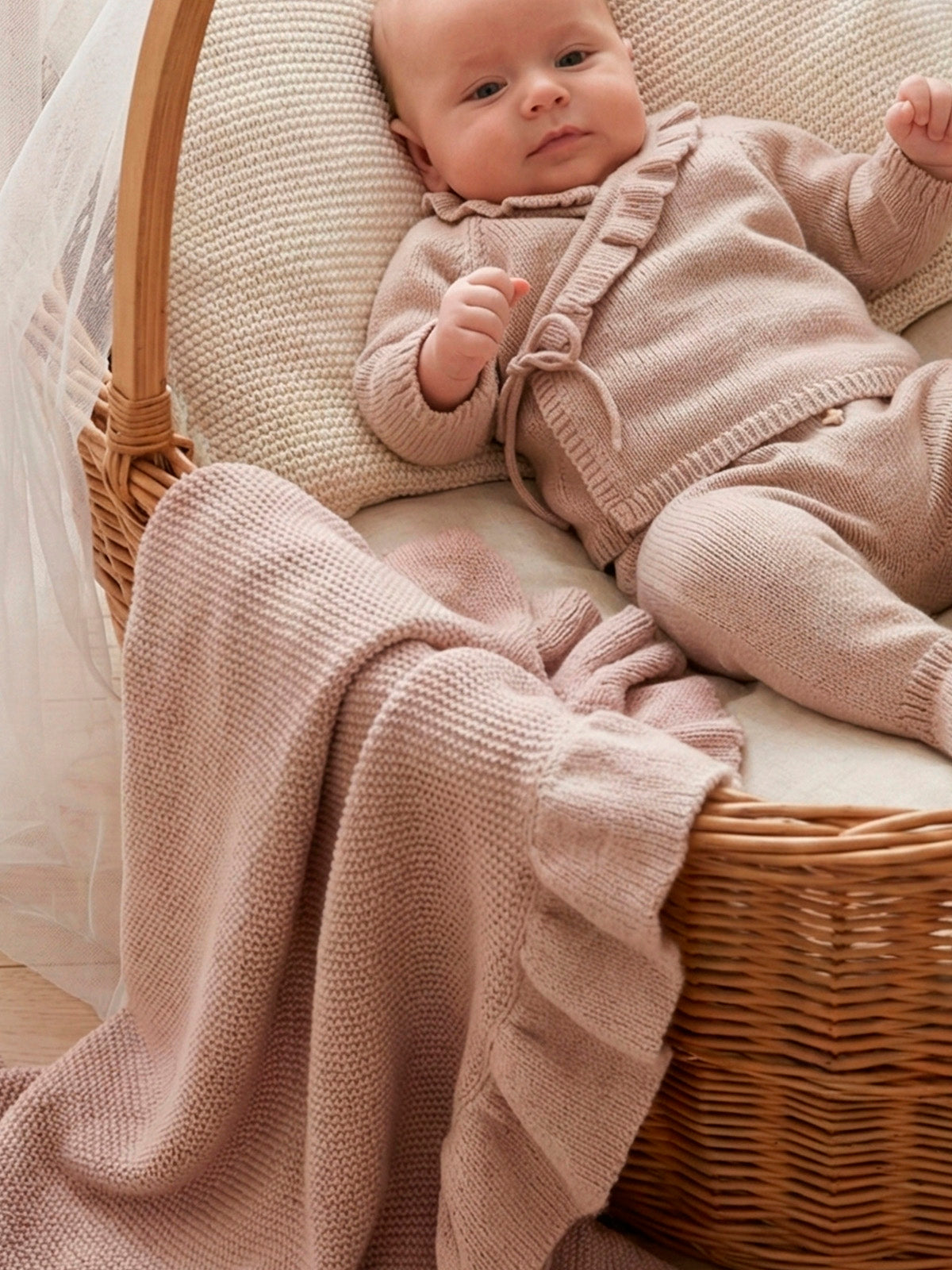COPERTA CULLA CON ROUGES IN COTONE - Neonato - COTONE ORGANICO 100% - MINI MOOI W737