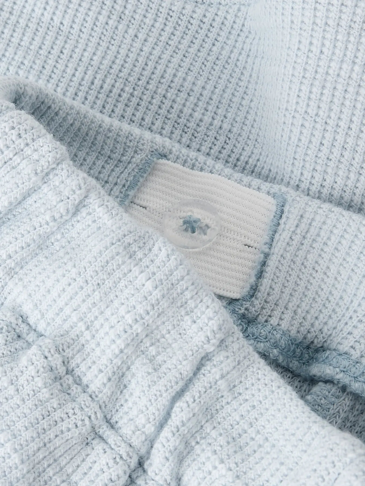 Bermuda Con Lacci Cotone Organico Bambino Grigio | Lil Atelier