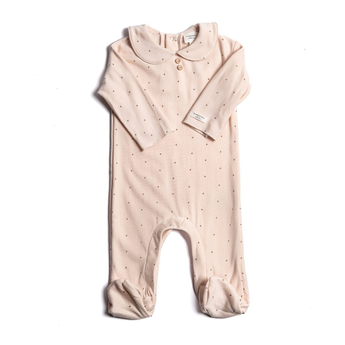 TUTINA INTERA CON COLLETTO E PIEDINI - NEONATA - BAMBOO - BAMBOOM 1313