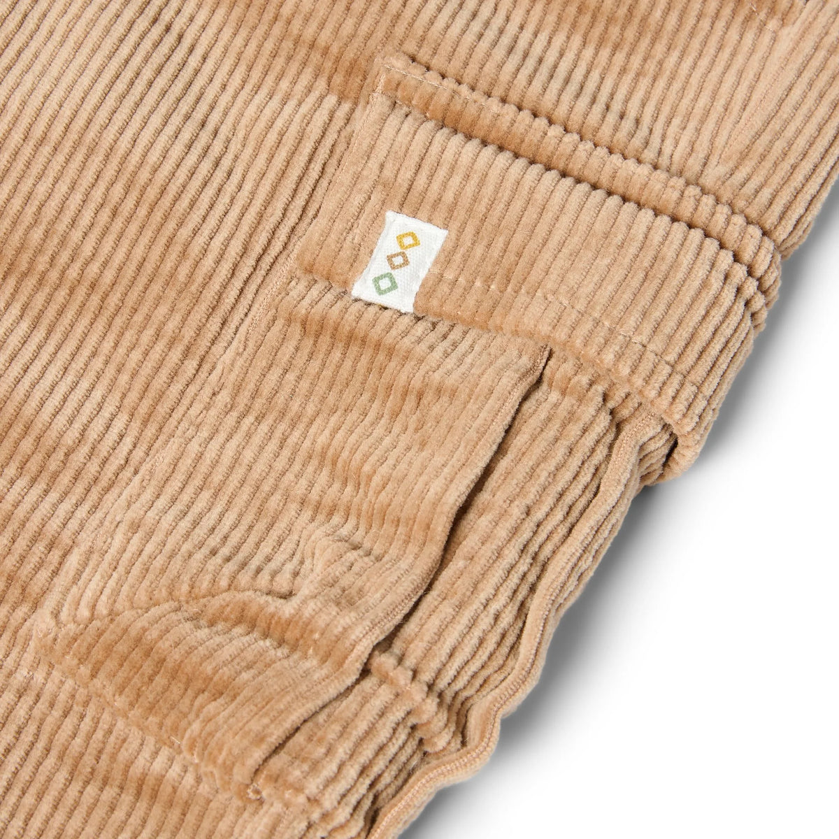 PANTALONE WORKER A COSTINE VELLUTO - Neonato - 100% COTONE ORGANICO - LITTLE DUTCH CL26093114