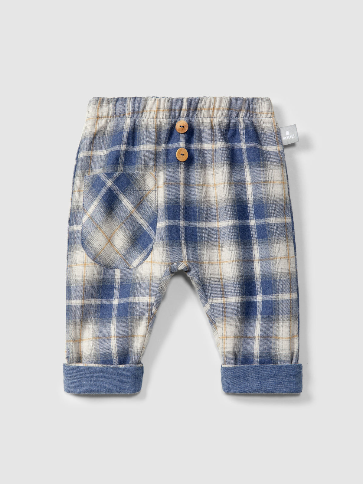 PANTALONE LUNGO A QUADRI TARTAN - BAMBINO - 100% cotone - SNUG 934AV6W133R42