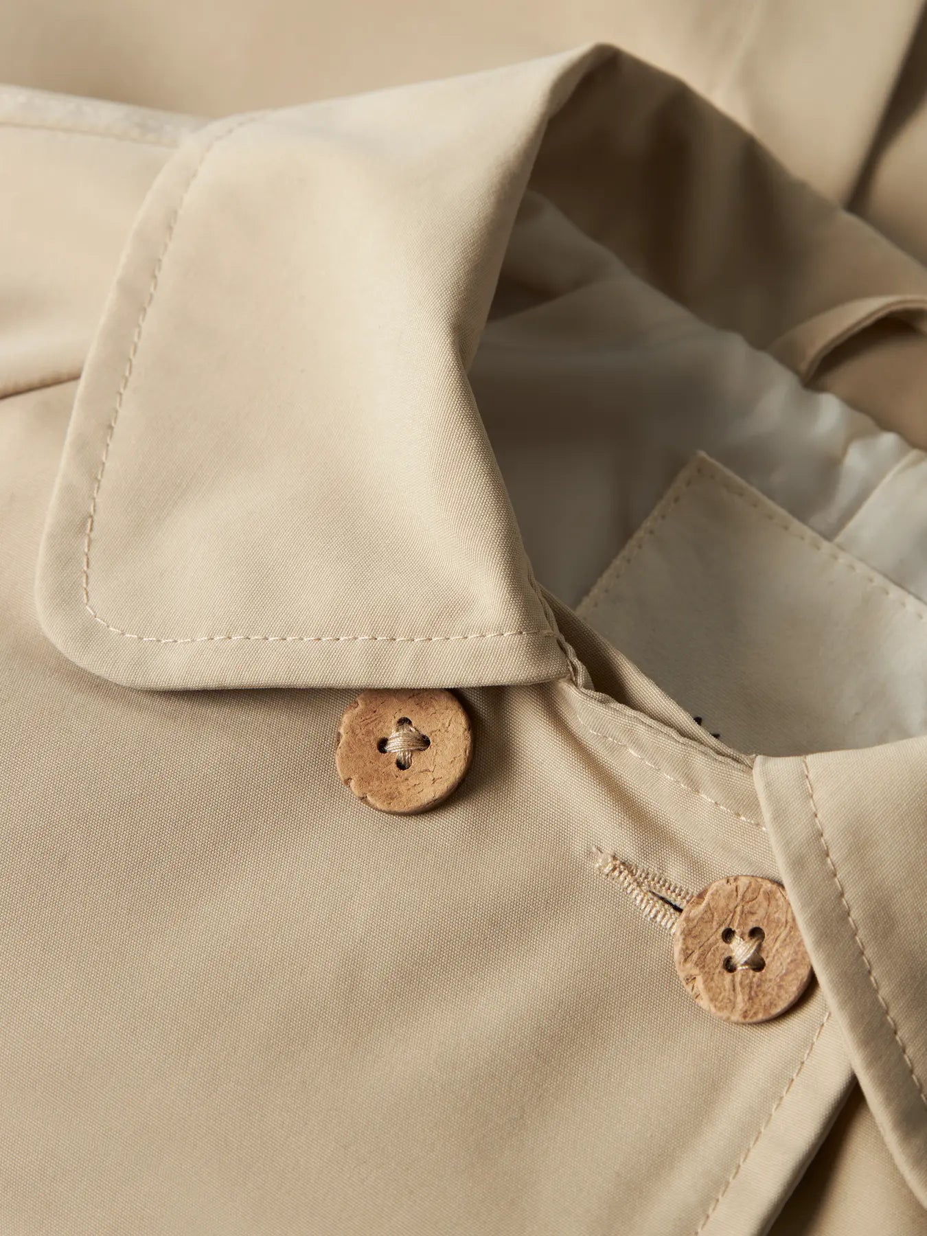 Trench Svasato Bambina Beige – Capispalla Primavera | Lil Atelier