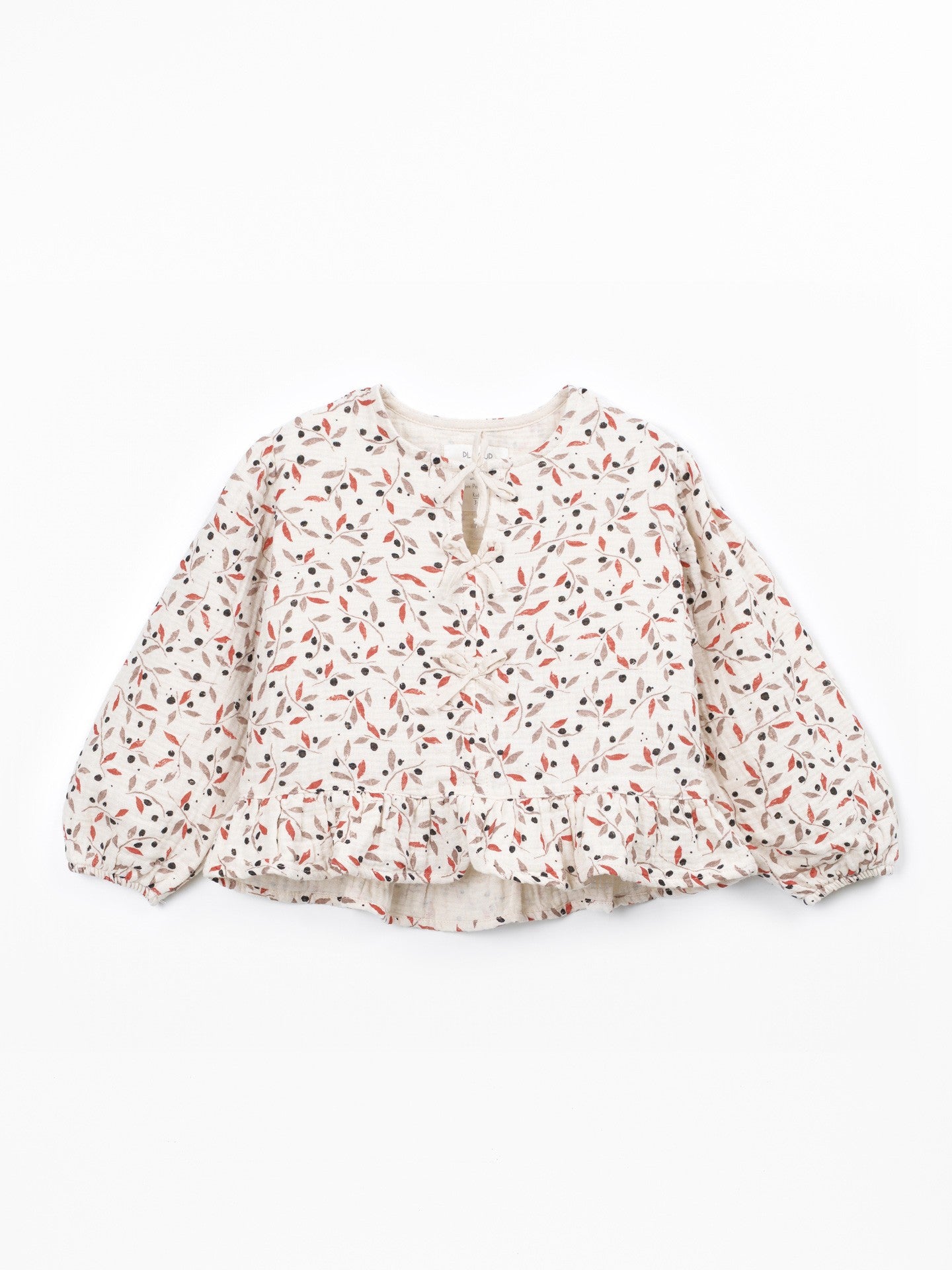 BLUSA IN MUSSOLA - BAMBINA - MUSSOLA DI COTONE - PLAY UP 4AT11251
