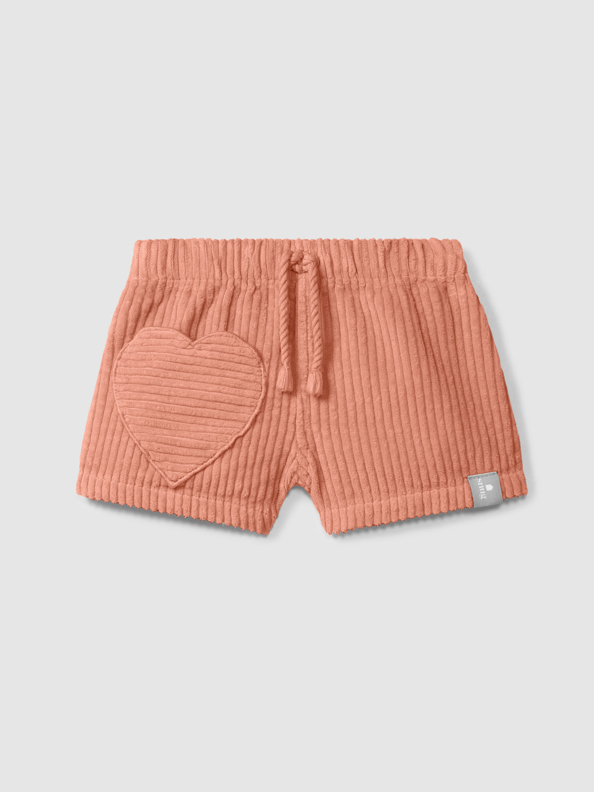 PANTALONCINO "CUORE" IN VELLUTO COSTINE - BAMBINA - VELLUTO A COSTINE - SNUG 934AZ6W044R78