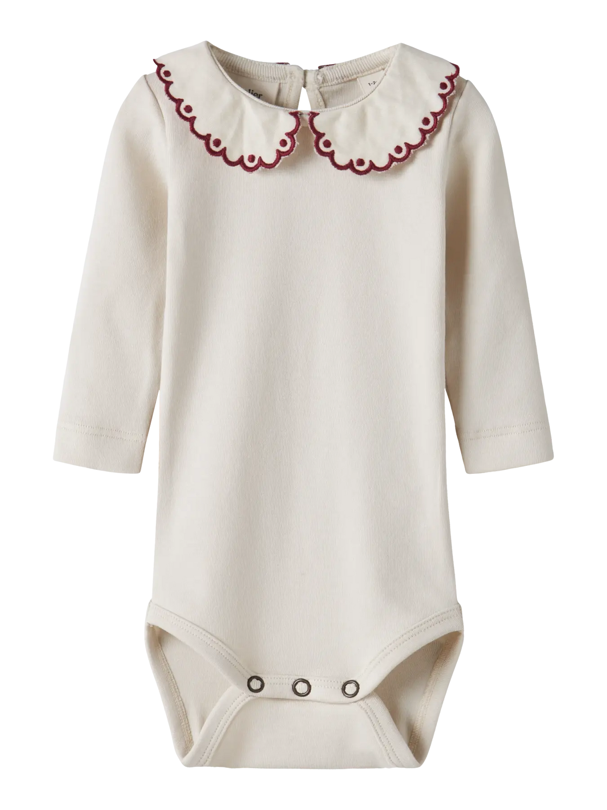 body manica lunga con colletto - NEONATA - 100% COTONE ORGANICO - LIL ATELIER 13261835