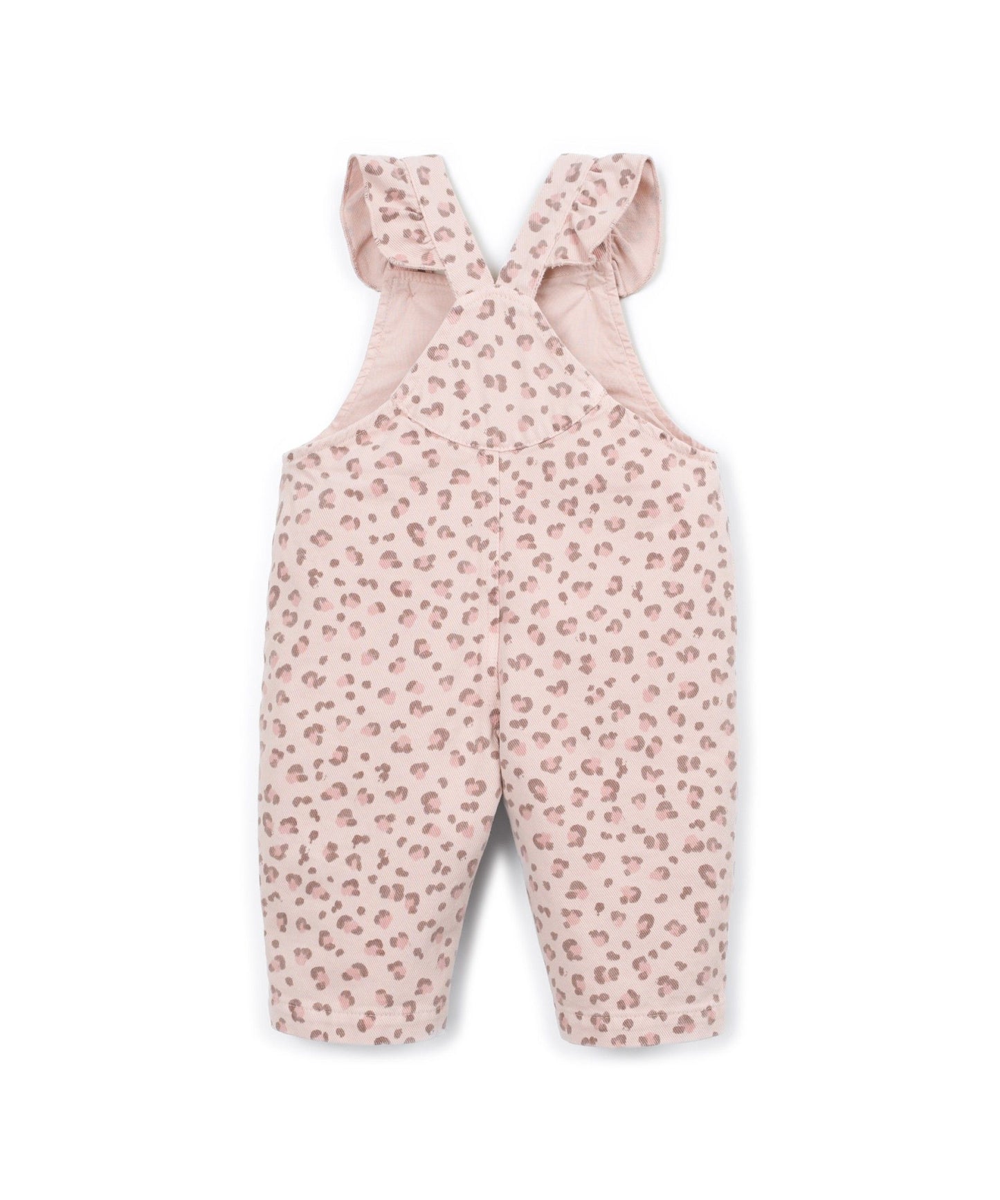 SALOPETTE LUNGA CON APERTURA GAMBE - NEONATA - COTONE-DENIM - PLAY UP 2AT11502