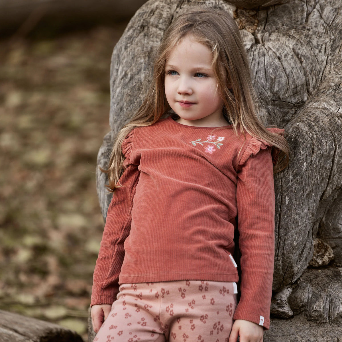 MAGLIA A COSTINE VELLUTO CON ROUGES - NEONATA - 100% COTONE ORGANICO - LITTLE DUTCH CL26091013