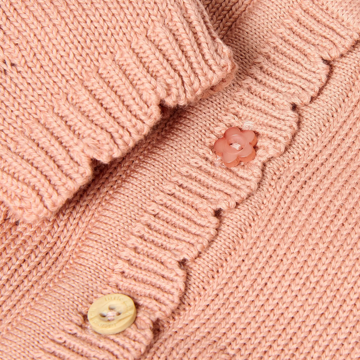 CARDIGAN FIORI RICAMATI - NEONATA - 100% COTONE ORGANICO - LITTLE DUTCH CL26092501