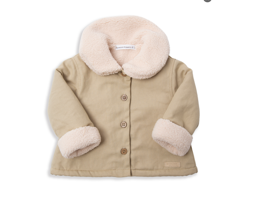 cappottino con teddy - NEONATA - BAMBOO - BAMBOOM 1233TE