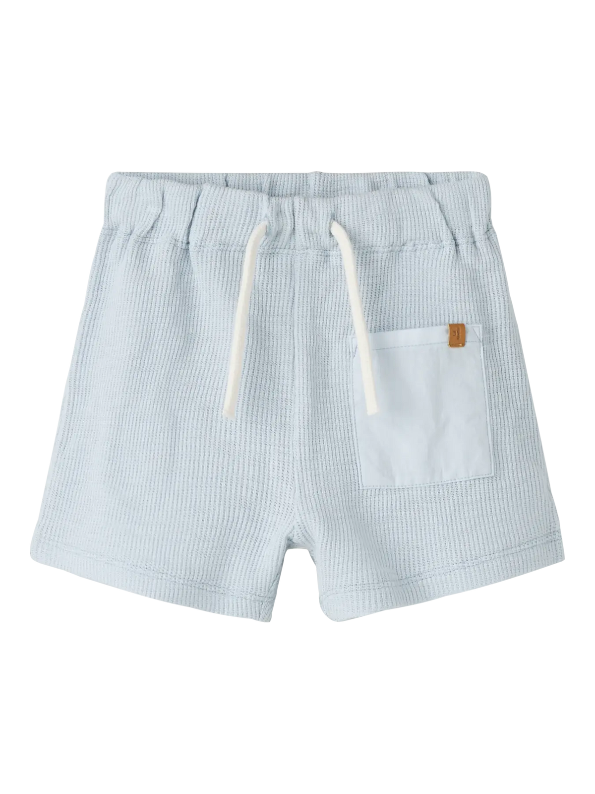 Bermuda Con Lacci Cotone Organico Bambino Grigio | Lil Atelier