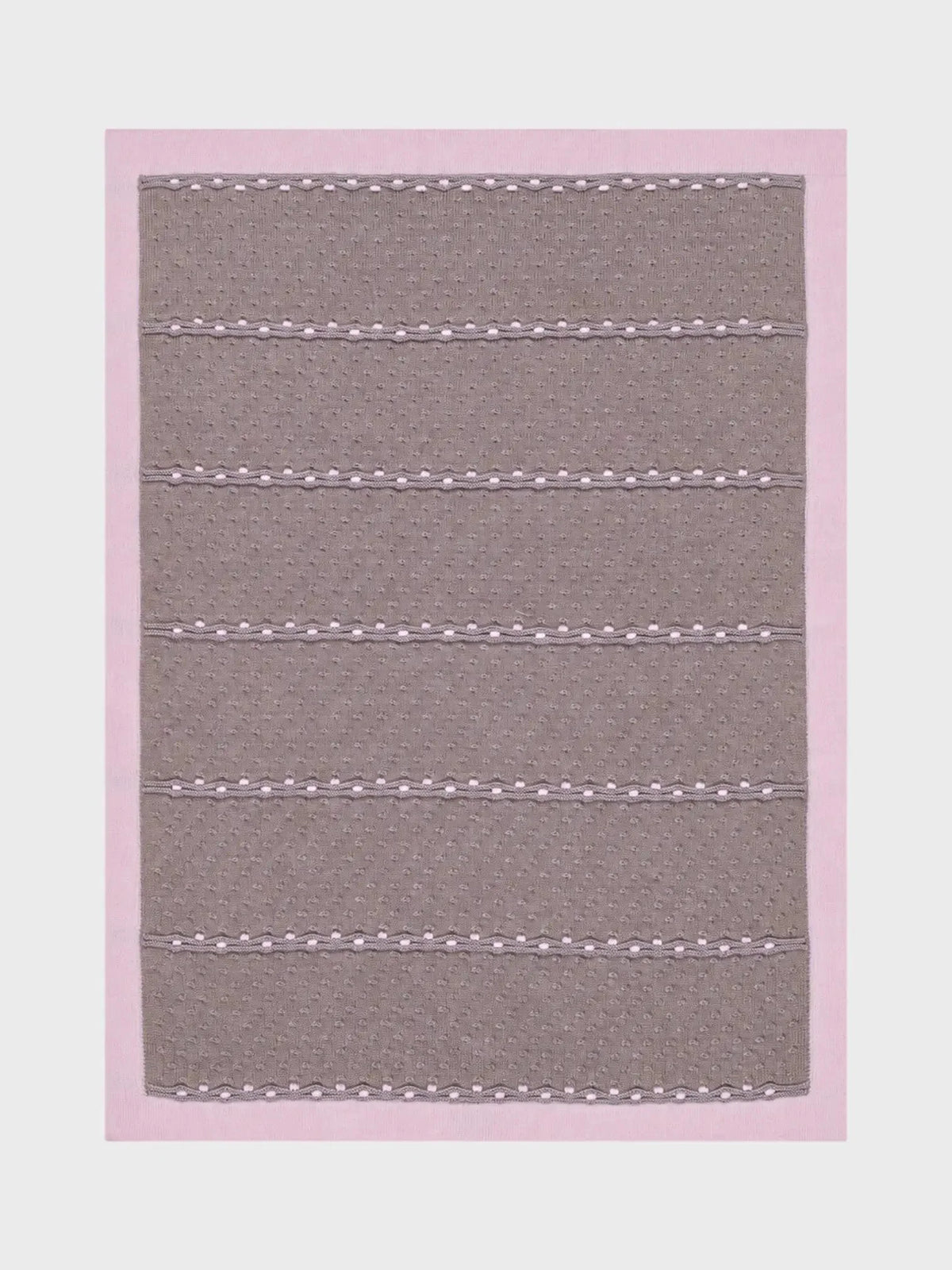 COPERTA INTRECCI - NEONATA - LANA 100% - Marlù IS2280
