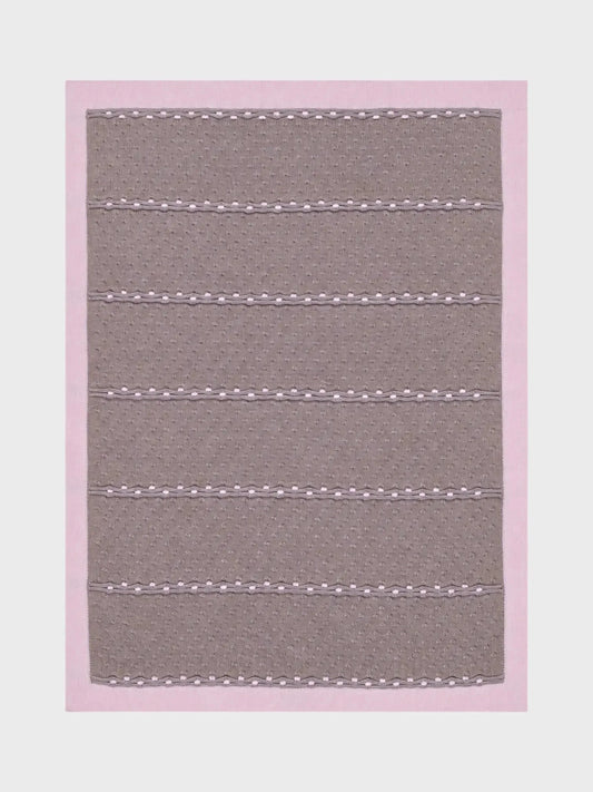 COPERTA INTRECCI - NEONATA - LANA 100% - Marlù IS2280