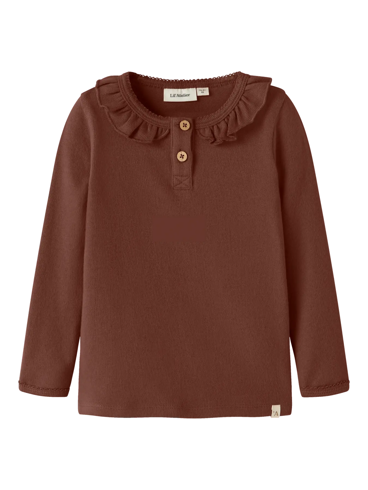 MAGLIA MANICA LUNGA CON COLLETTO - BAMBINA - 100% cotone - LIL ATELIER 13259064