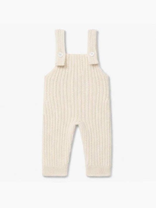 SALOPETTE CON BRETELLE - Neonato - LANA MERINOS 100% - WEDOBLE I26.04310A