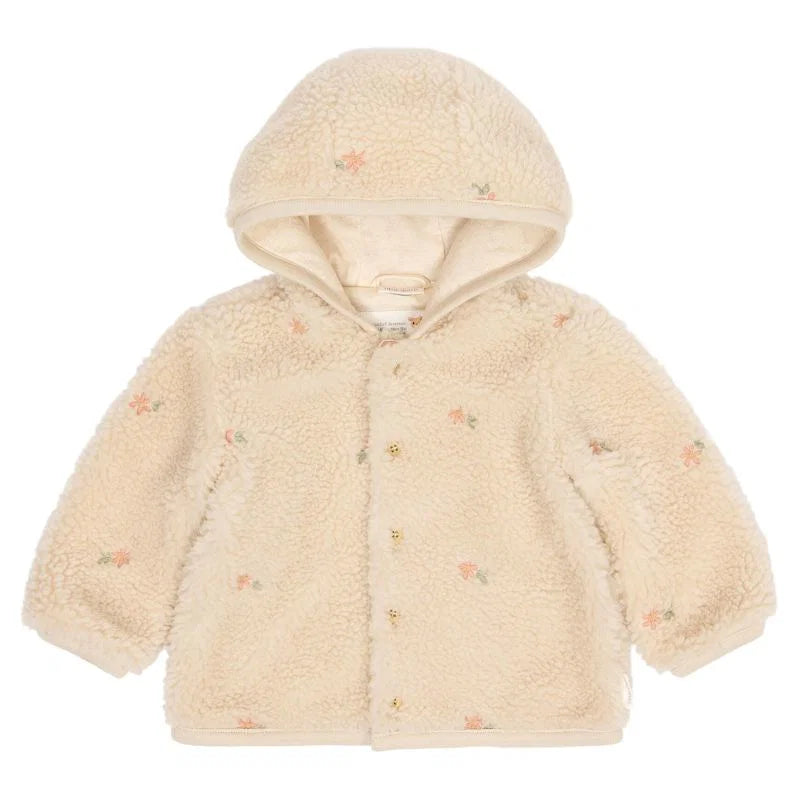Cappottino cardigan teddy - NEONATA - 100% COTONE ORGANICO - LITTLE DUTCH CL26092902