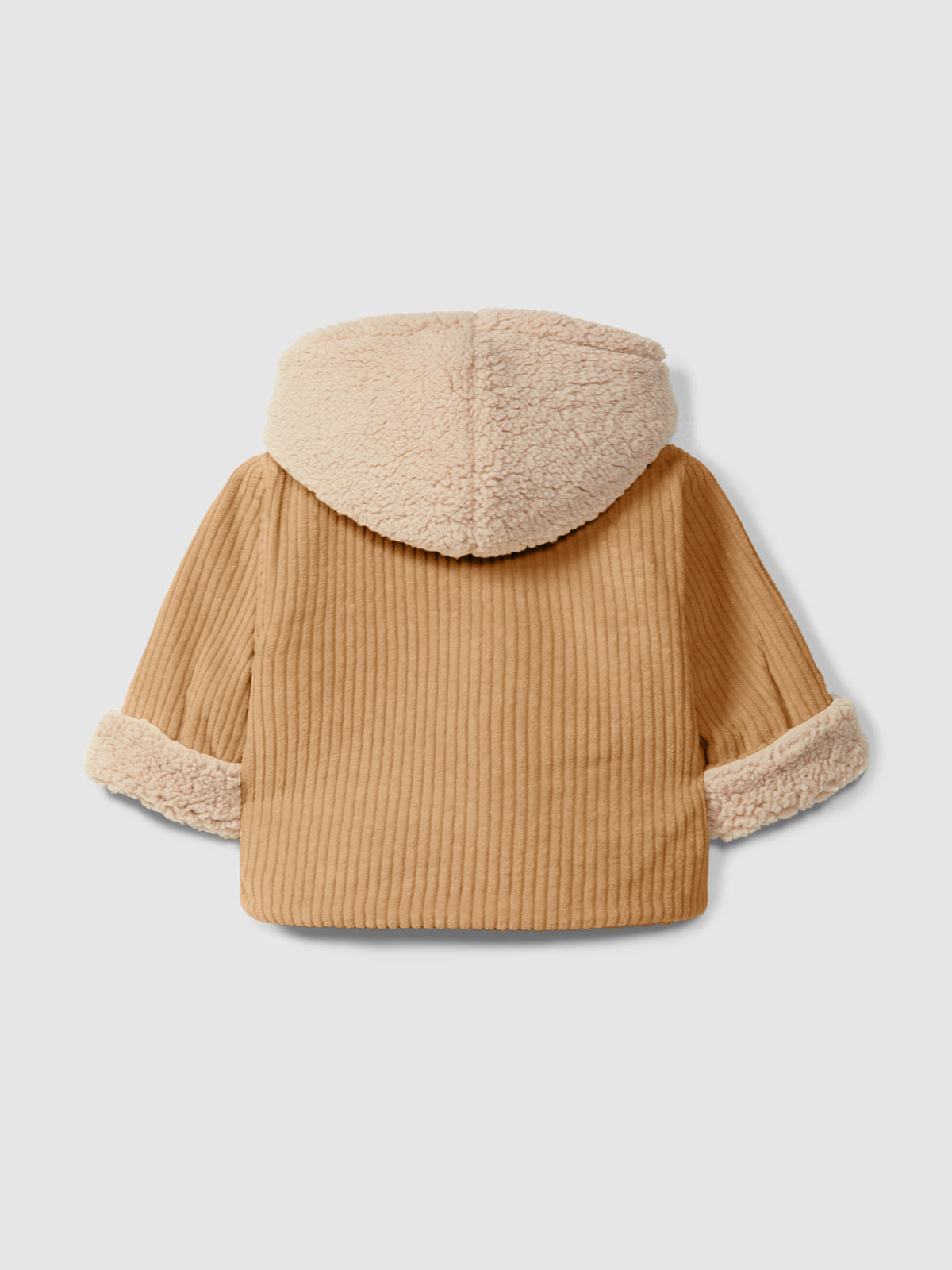 CAPPOTTO VELLUTO A COSTINE CON CAPPUCCIO - BAMBINO - VELLUTO A COSTINE E TEDDY RECICLATO - SNUG 934AR6W046R78