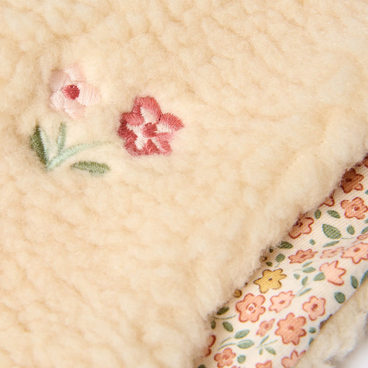 gilet teddy - NEONATA - 100% COTONE ORGANICO - LITTLE DUTCH CL26092514