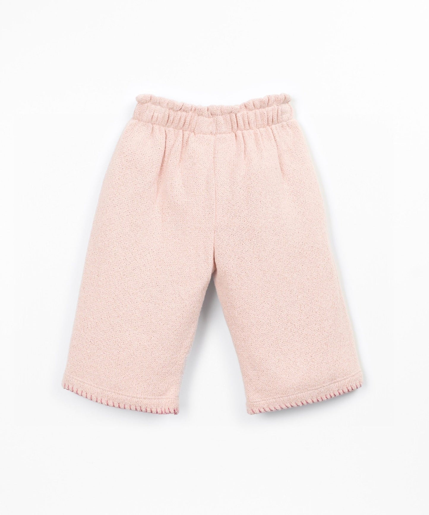 PANTALONI LUNGHI IN MAGLIA - NEONATA - COTONE ORGANICO 100% - PLAY UP 2AT11602