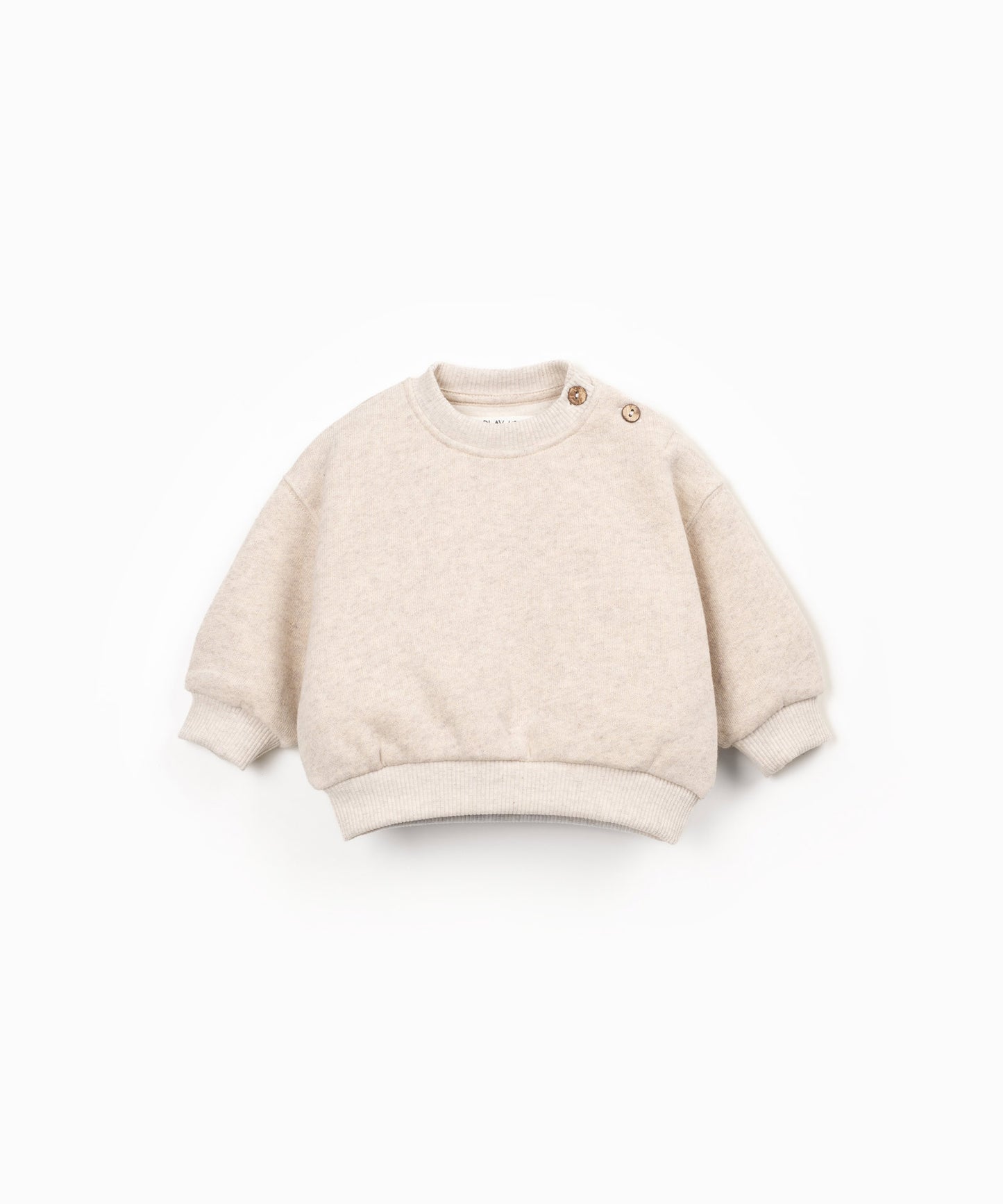 FELPA SENZA CAPPUCCIO - BAMBINO - COTONE ORGANICO 100% - PLAY UP 1AT10903