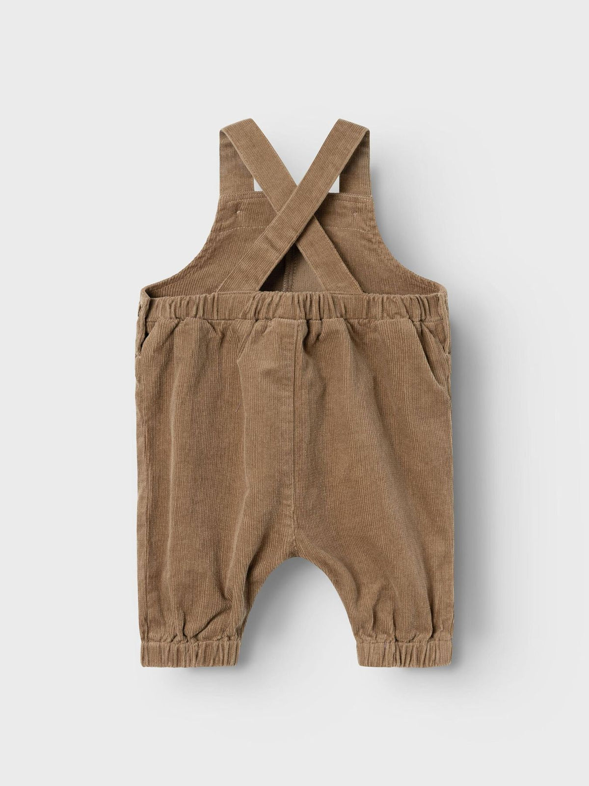 Salopette Velluto a Coste Neonato Cammello | Lil Atelier