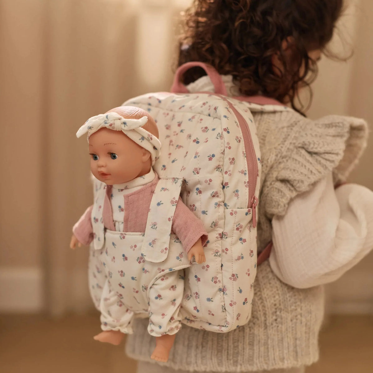 Marsupio per bambole - BAMBINA - 100% cotone - LITTLE DUTCH LD4599