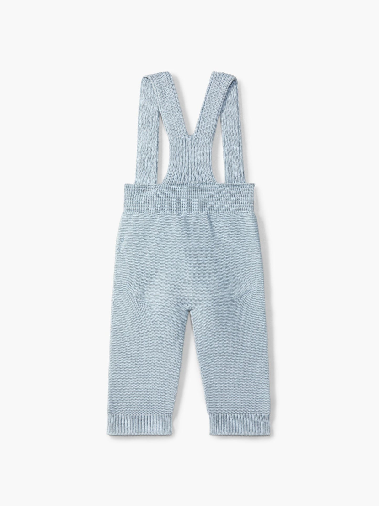 SALOPETTE CON BRETELLE - Neonato - LANA MERINOS 100% - WEDOBLE ILP.00322B