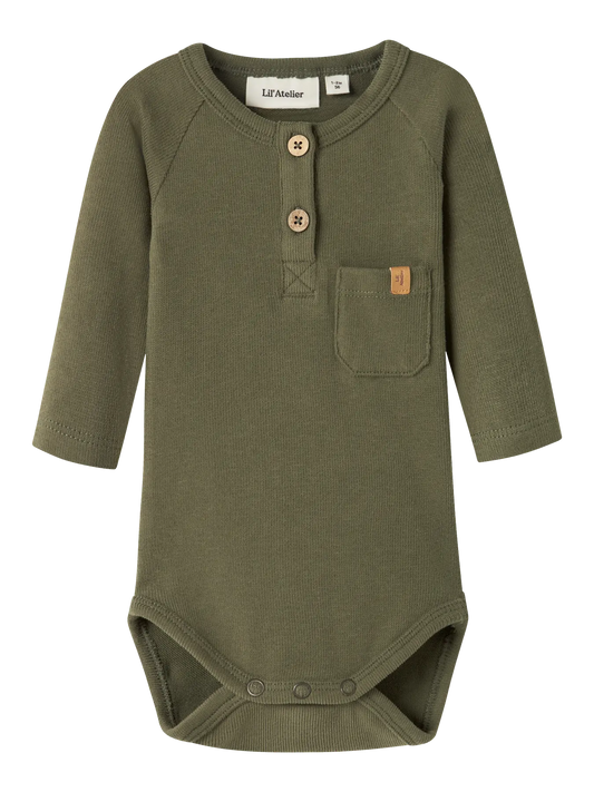 BODY BASIC M/LUNGA - Neonato - 100%COTONE - LIL ATELIER 13245701