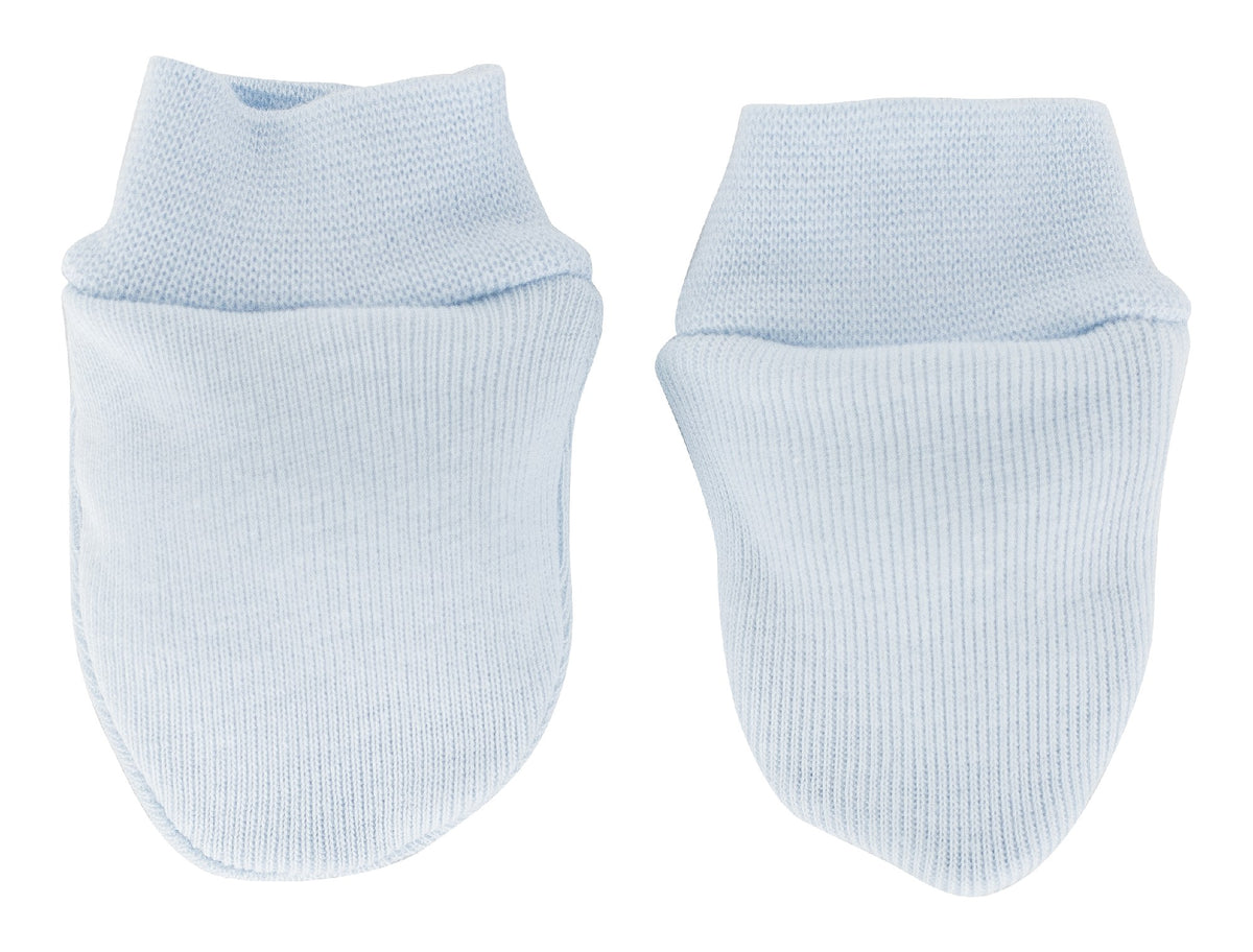 set cappellino+ muffole - Neonato - 100% cotone - CALAMARO 09174