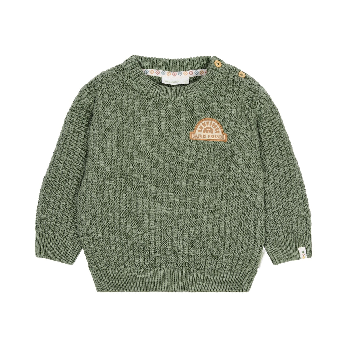 MAGLIONCINO GIROCOLLO - Neonato - 100% COTONE ORGANICO - LITTLE DUTCH CL26092132