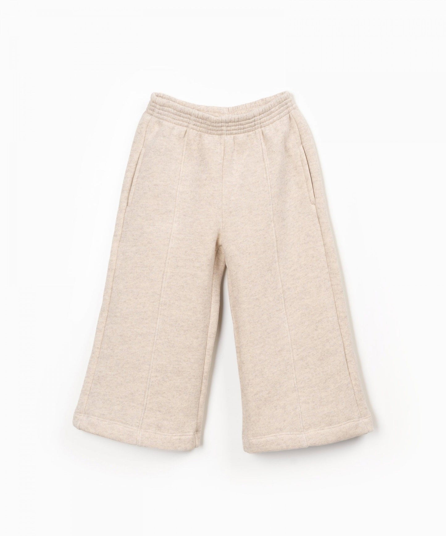 PANTALONE FELPATO A PALAZZO - BAMBINA - COTONE ORGANICO 100% - PLAY UP 4AT10905