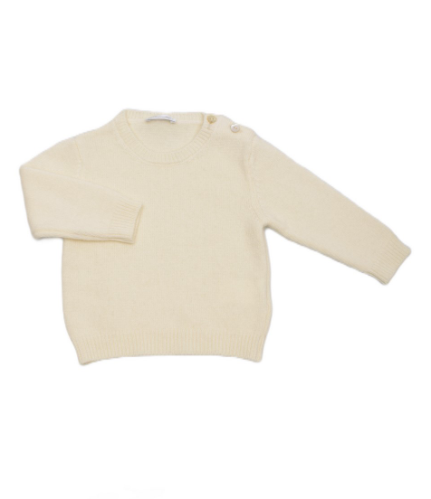 MAGLIONCINO GIROCOLLO BASIC - BAMBINO - MISTO CACHEMERE - BARCELLINO 135515