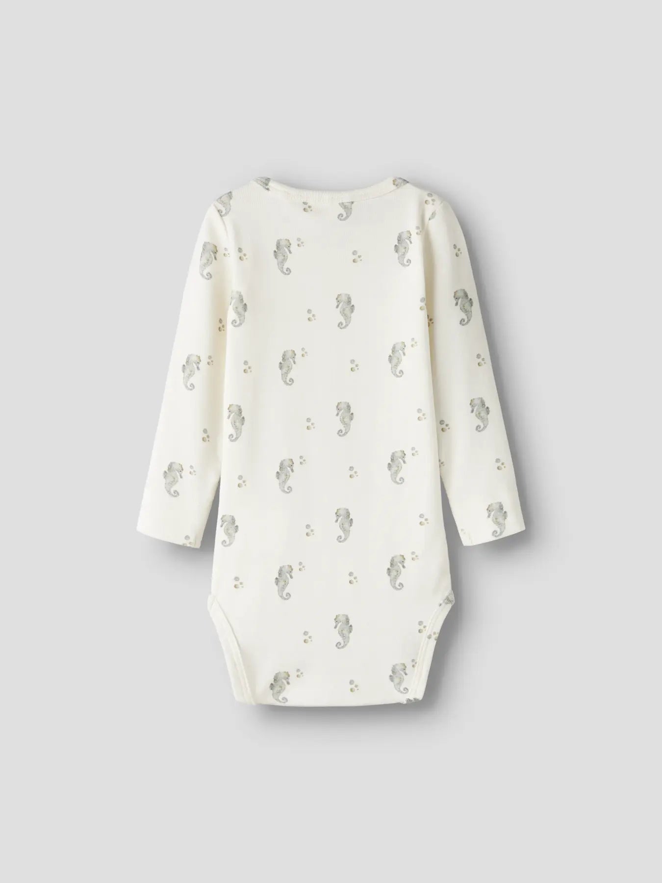 Body Manica Lunga Cavalluccio Marino Neonato | Lil Atelier