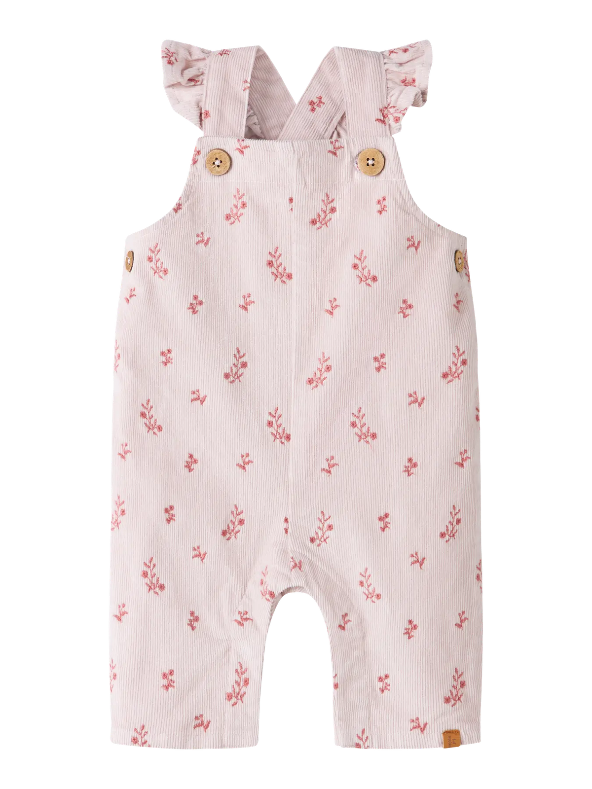 SALOPETTE RICAMATA - NEONATA - VELLUTO A COSTINE - LIL ATELIER 13259144