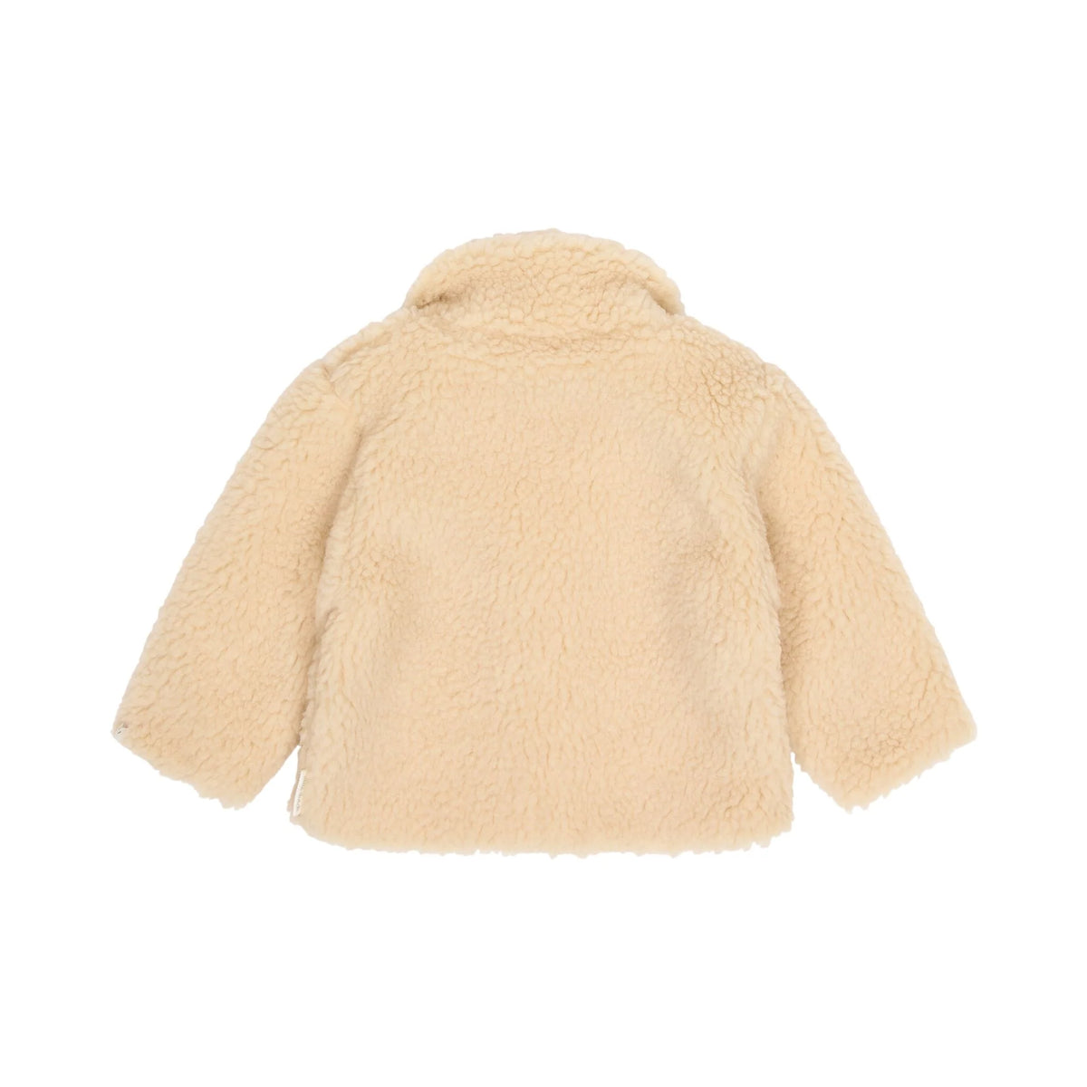 cappottino teddy con fiore ricamato - NEONATA - COTONE ORGANICO 100% - LITTLE DUTCH CL26092507