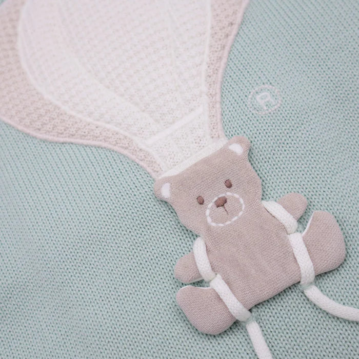 COPERTA MONGOLFIERA - Neonato - LANA 100% - Marlù IS5580