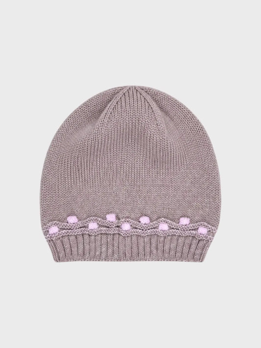CAPPELLO INTRECCI - NEONATA - LANA 100% - Marlù IS2271BT