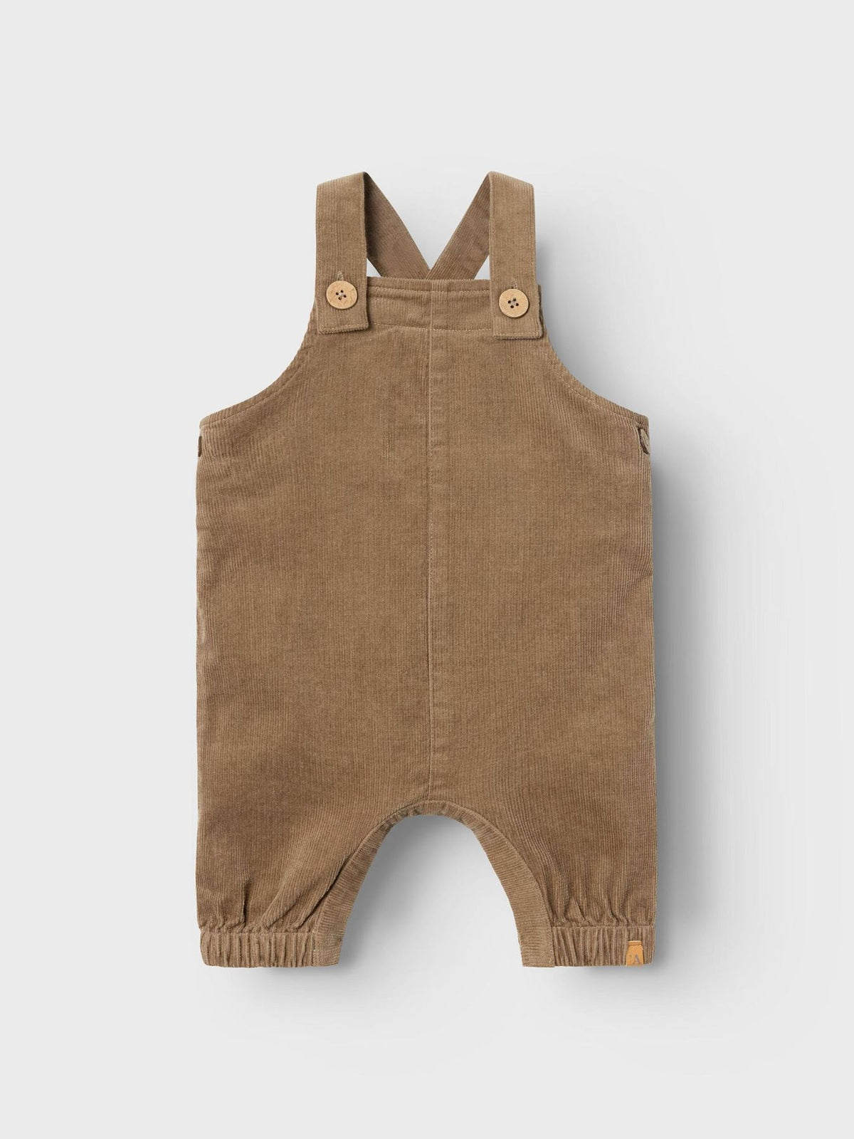 Salopette Velluto a Coste Neonato Cammello | Lil Atelier