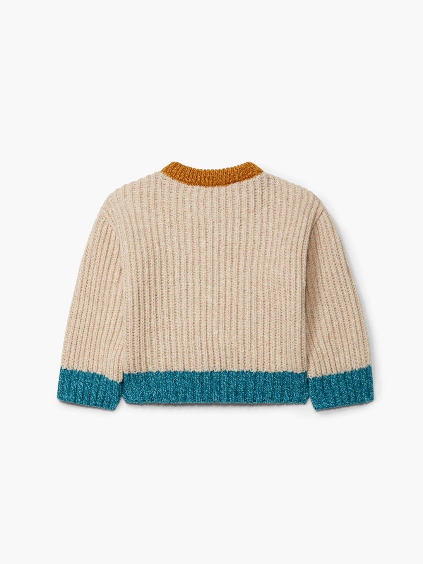 MAGLIONCINO GIROCOLLO - BAMBINO - LANA MERINOS 100% - WEDOBLE I26.09301E
