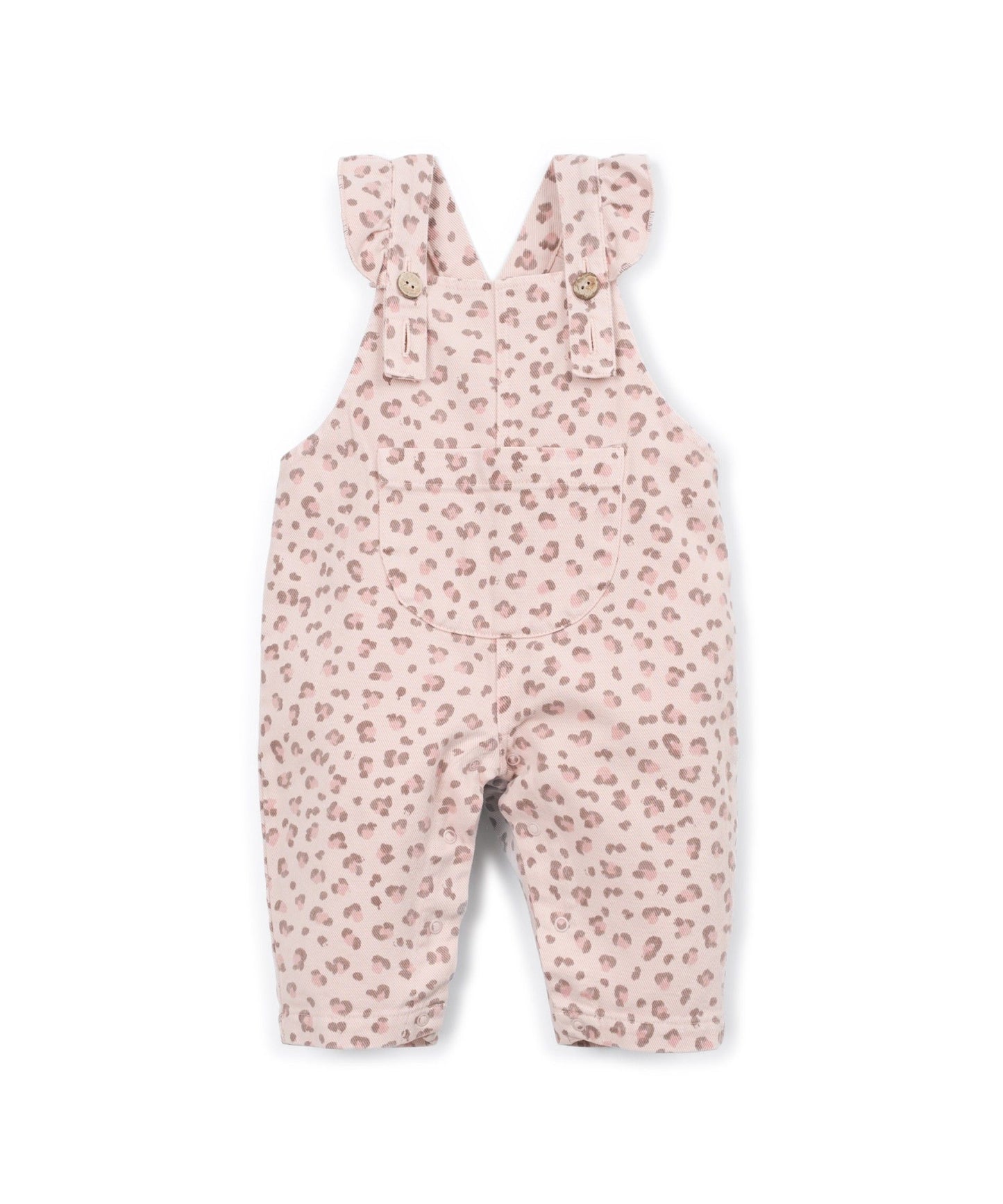 SALOPETTE LUNGA CON APERTURA GAMBE - NEONATA - COTONE-DENIM - PLAY UP 2AT11502