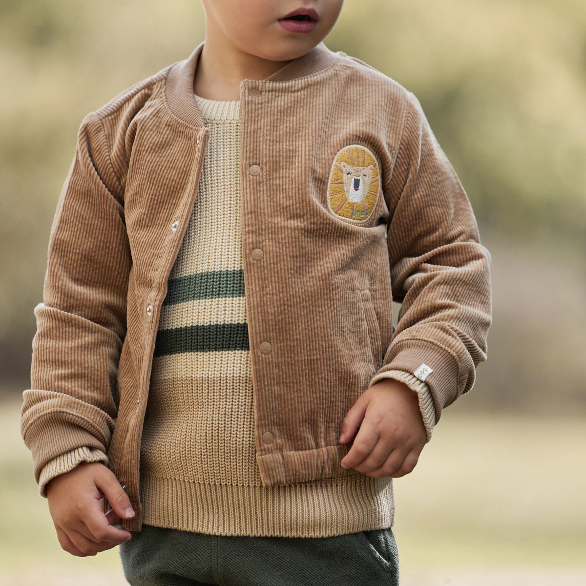 CARDIGAN/GIACCA IN VELLUTO A COSTINE - Neonato - 100% COTONE ORGANICO - LITTLE DUTCH CL26092603