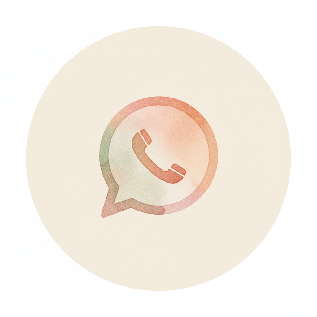WhatsApp icon large circle