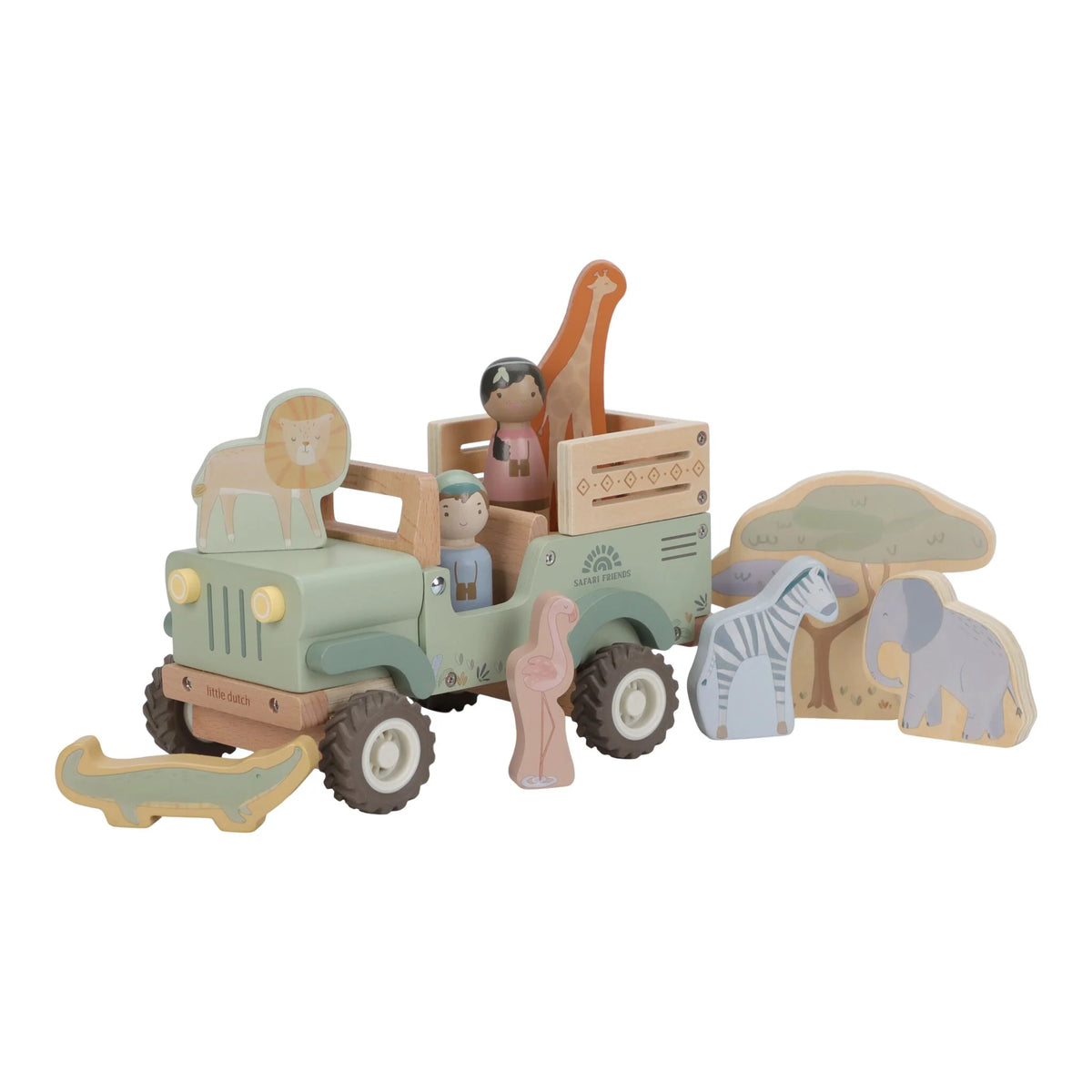 Auto safari - BAMBINO - Legno - LITTLE DUTCH LD7482