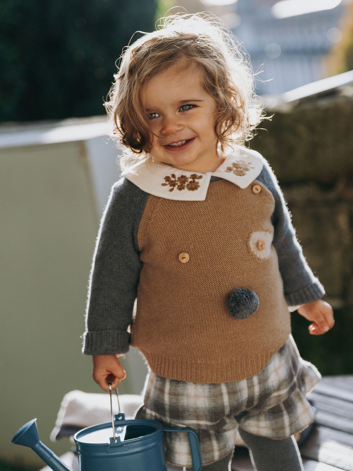 MAGLIONCINO BICOLOR - BAMBINO - VISCOSA-LANA-CASHMERE - SNUG 934AY6W006140
