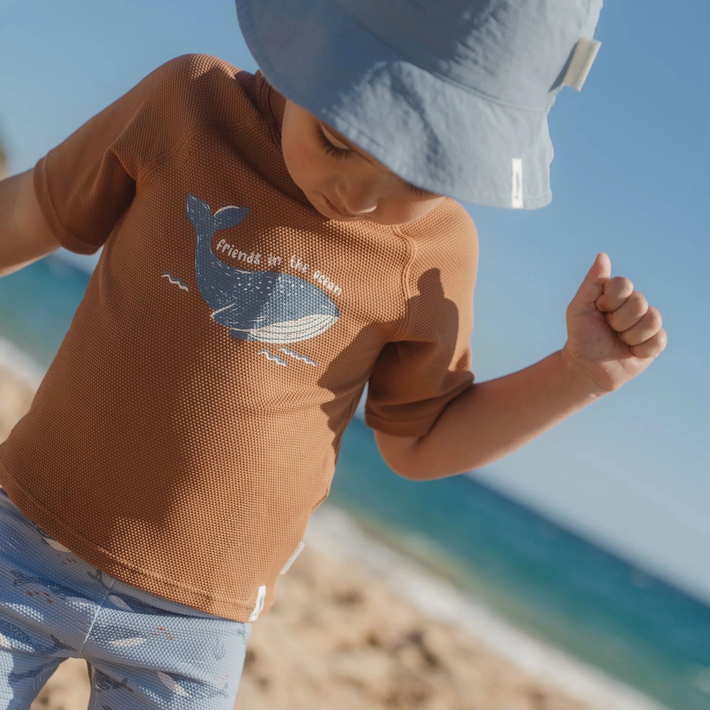 CL260304 - T-SHIRT MARE CON ZIP POSTERIORE - LITTLE DUTCH
