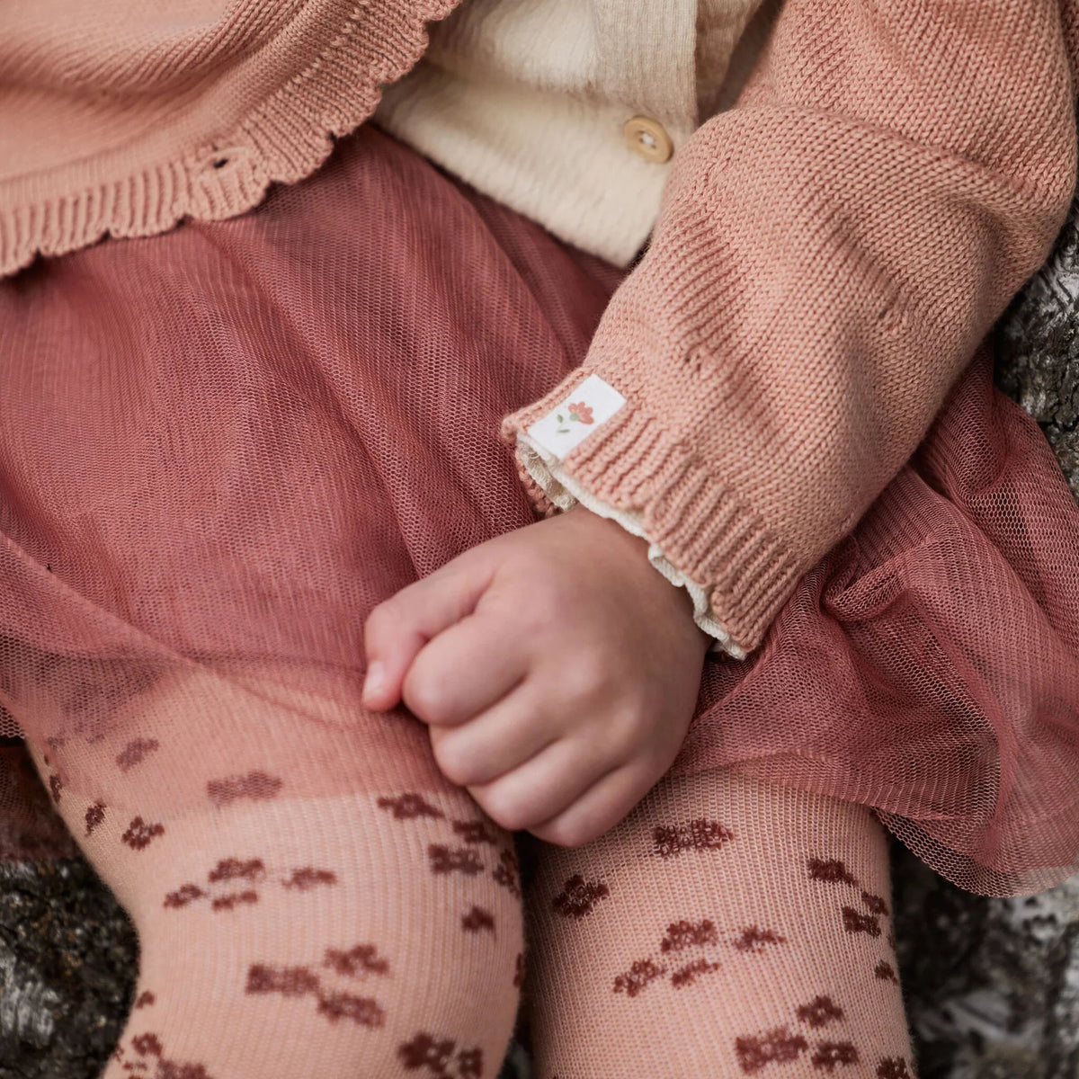 GONNA IN TULLE - NEONATA - 100% COTONE ORGANICO - LITTLE DUTCH CL26095505